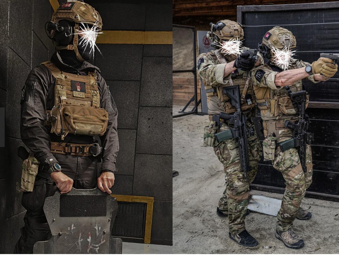 PORTAPLACAS HARALD KING Coyote / Multicam