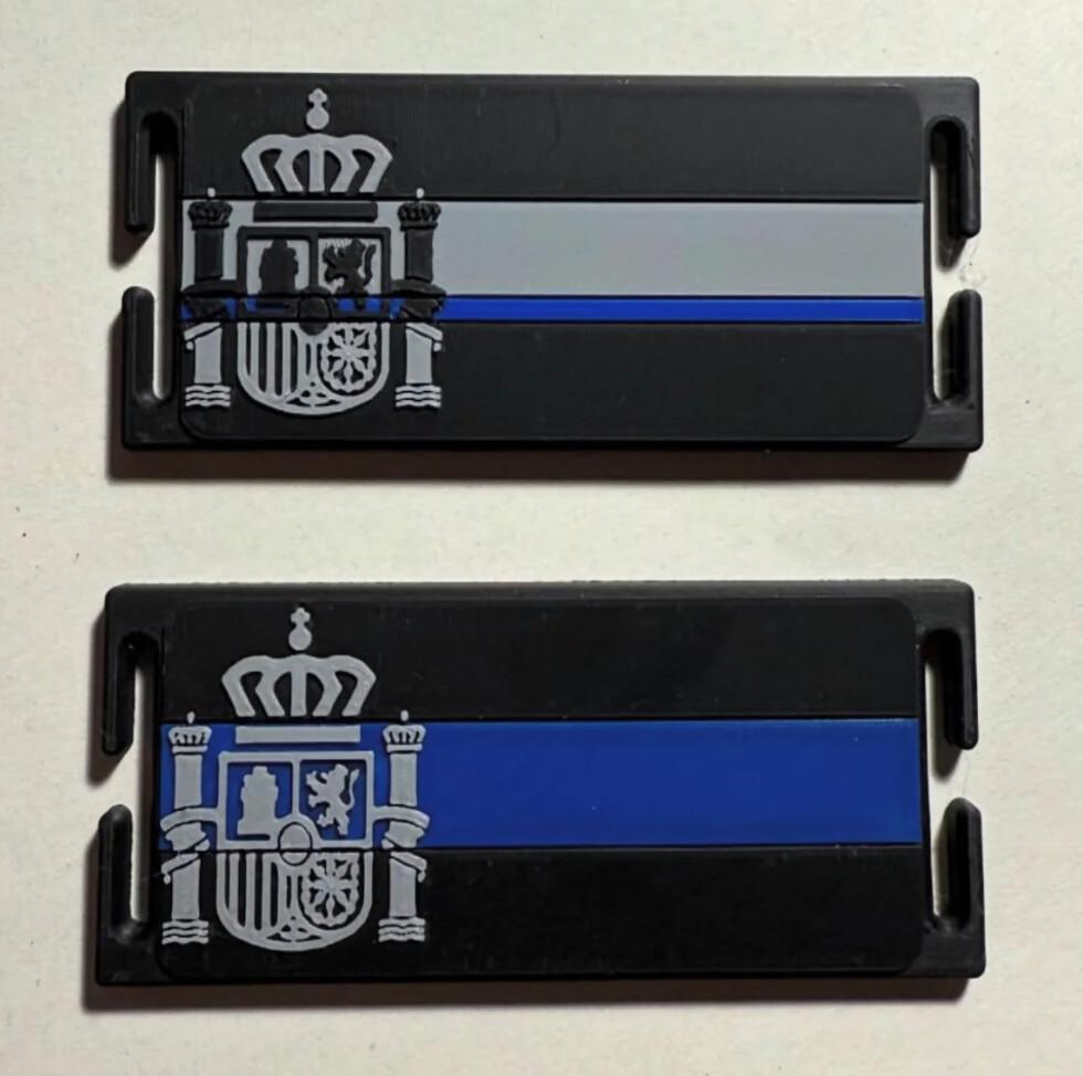 PLACA MOLLE BANDERA ESPAÑA