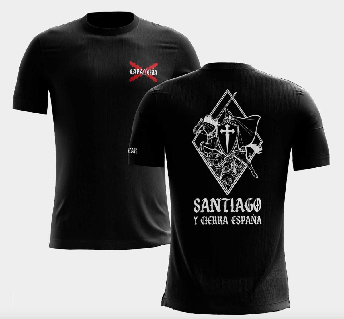 CAMISETA SANTIAGO Y CIERRA ESPAÑA CAMISETA SANTIAGO Y CIERRA ESPAÑA