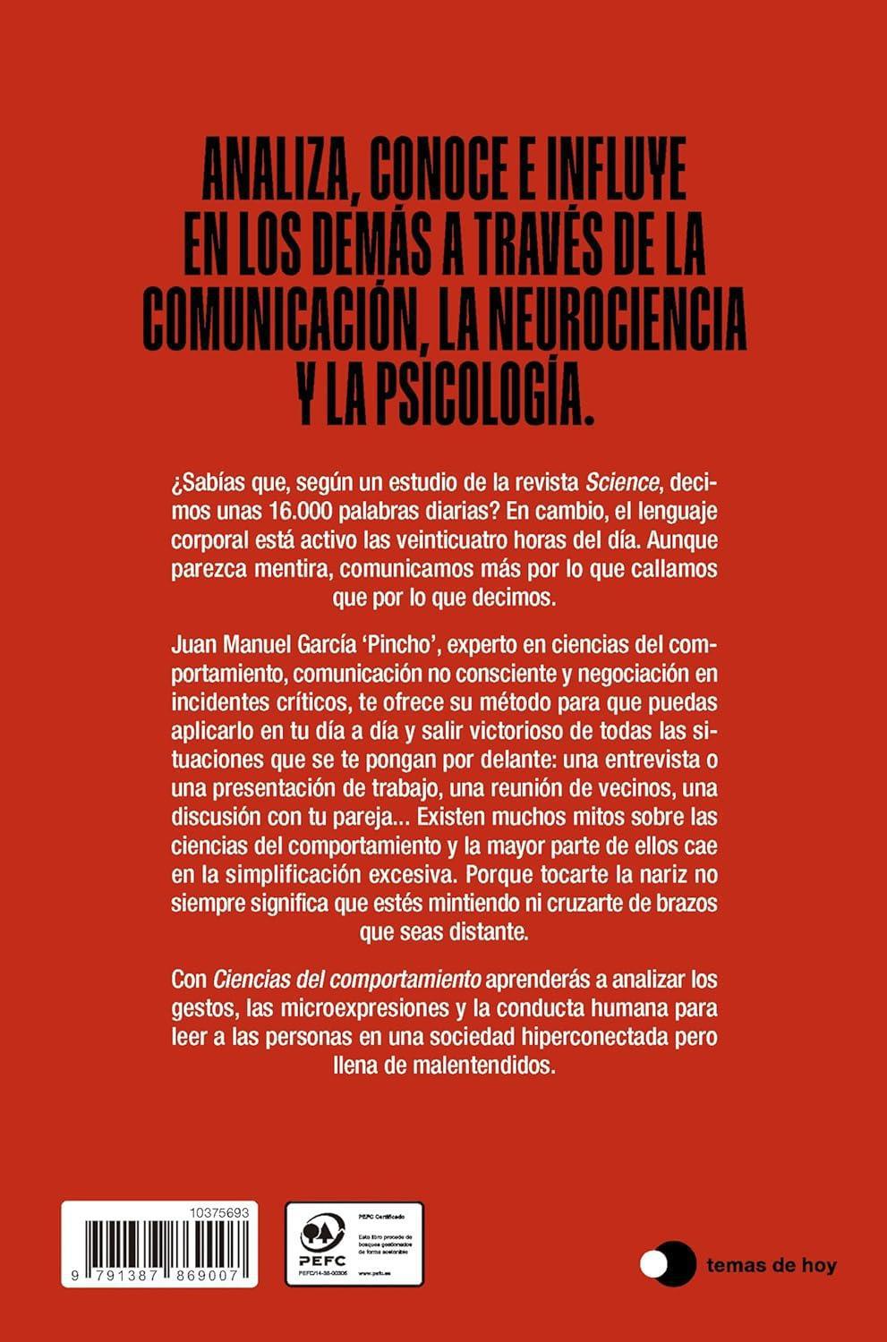 LIBRO CIENCIAS DEL COMPORTAMIENTO | JUAN MANUEL GARCÍA "PINCHO"