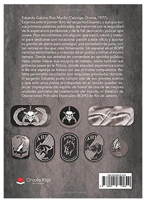 LIBRO UN ESPAÑOL EN EL BOPE - Eduardo Gabino Ruiz Murillo 