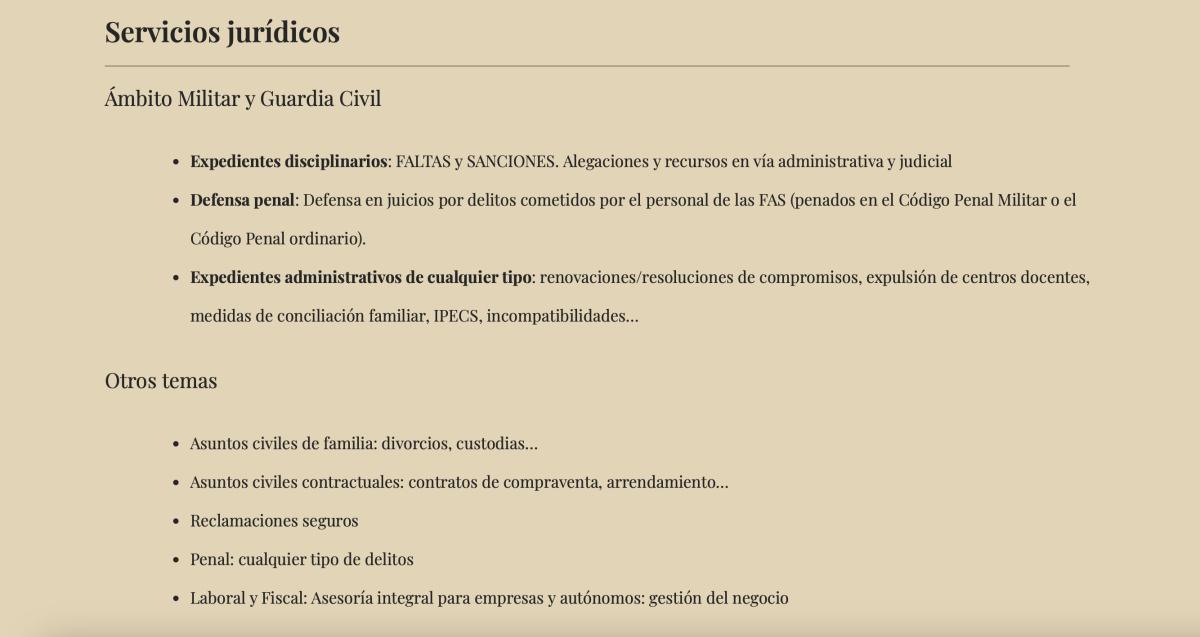 SANDRA ARBIOL | ABOGADA ESPECIALIZADA FUERZAS ARMADAS SANDRA ARBIOL | ABOGADA ESPECIALIZADA FUERZAS ARMADAS