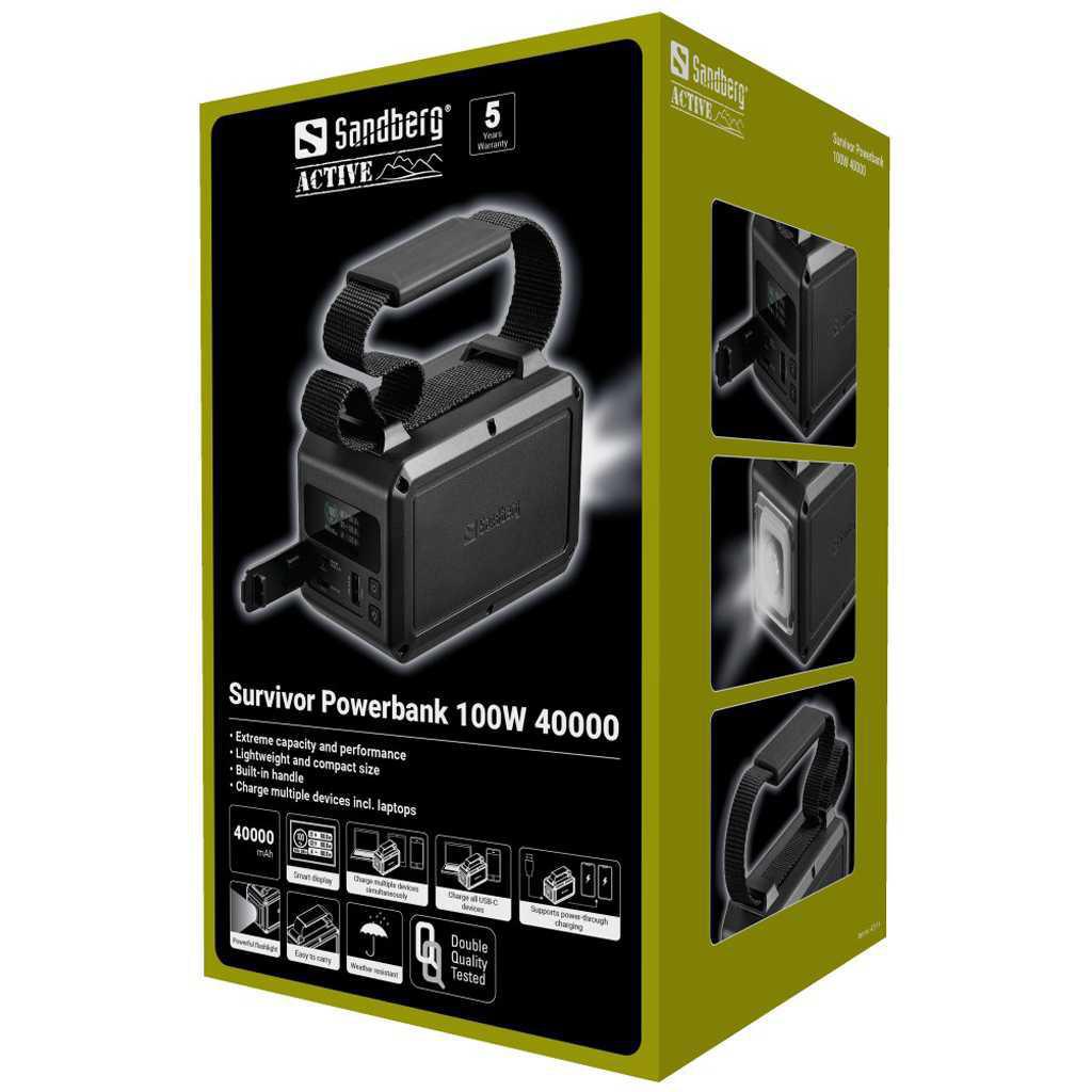 POWERBANK PORTÁTIL SANDBERG SURVIVOR POWERBANK PORTÁTIL SANDBERG SURVIVOR