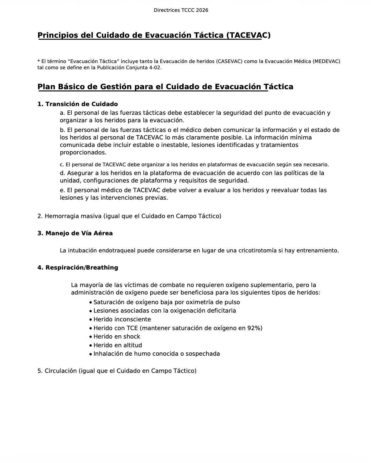 TCCC ACTUALIZADO | 2026