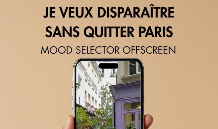 JE VEUX DISPARAÎTRE SANS QUITTER PARIS