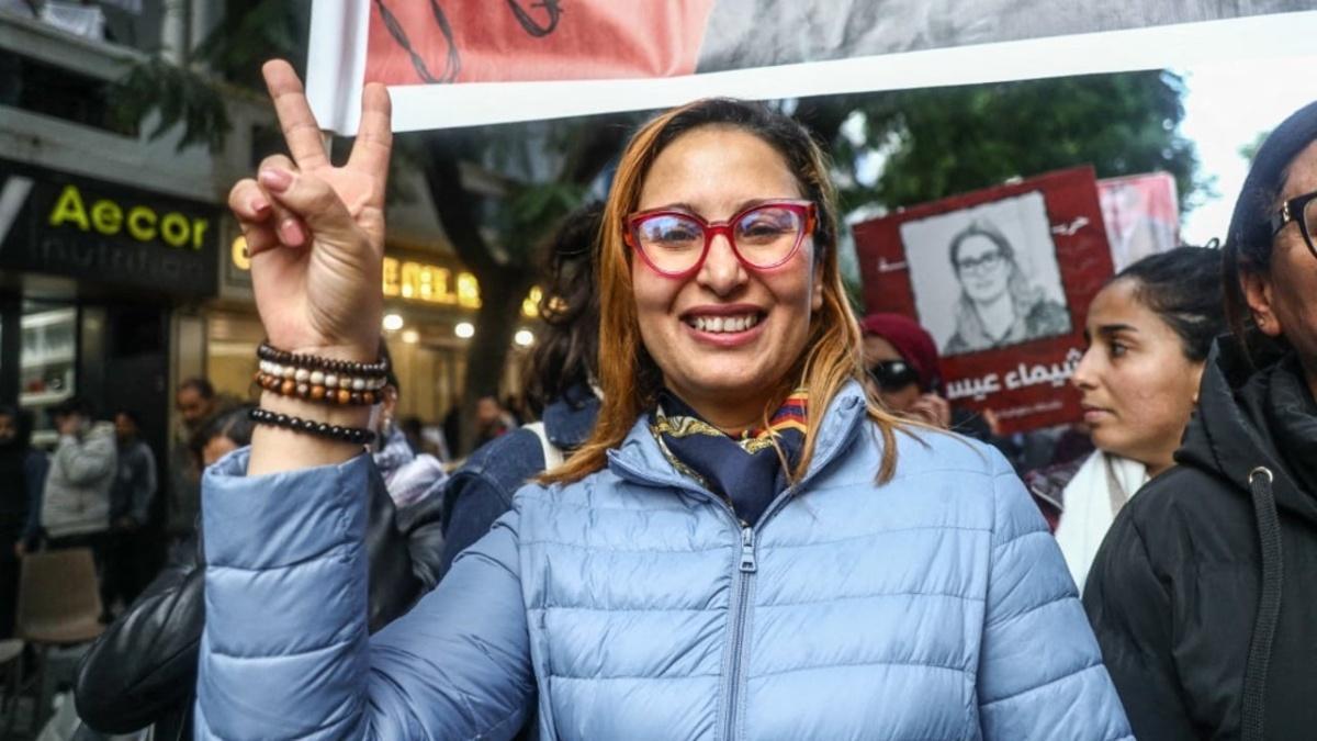 تونس: اعتقال الشاعرة والناشطة شيماء عيسى خلال احتجاج 