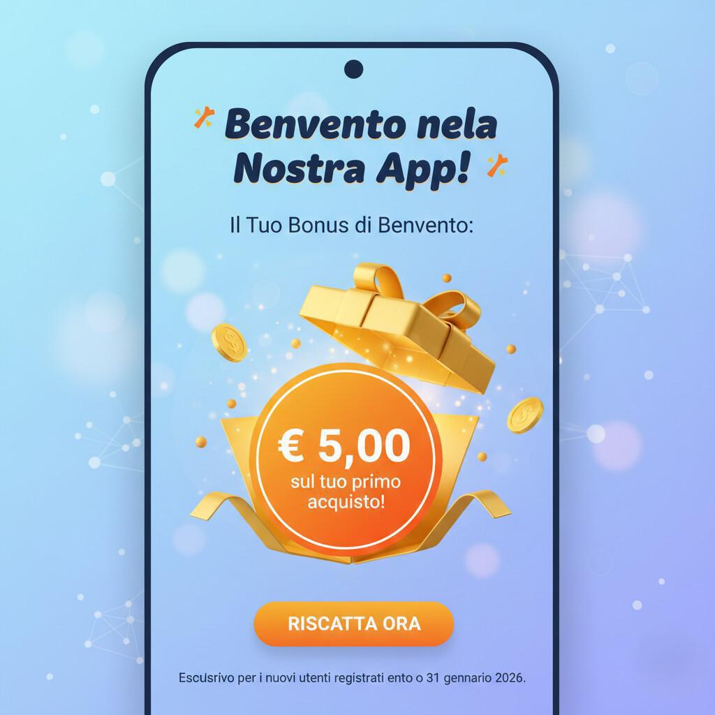 Offerta esclusiva di benvenuto