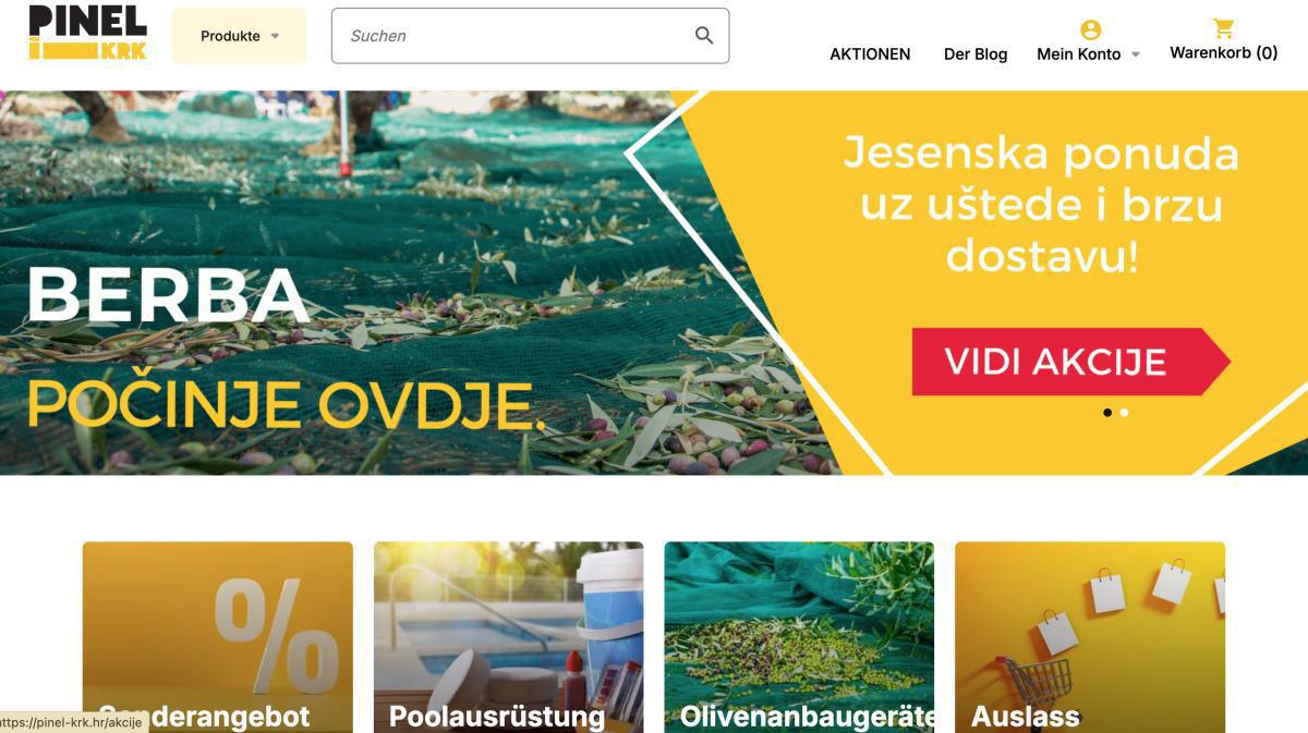 Pinel Krk Baumarkt