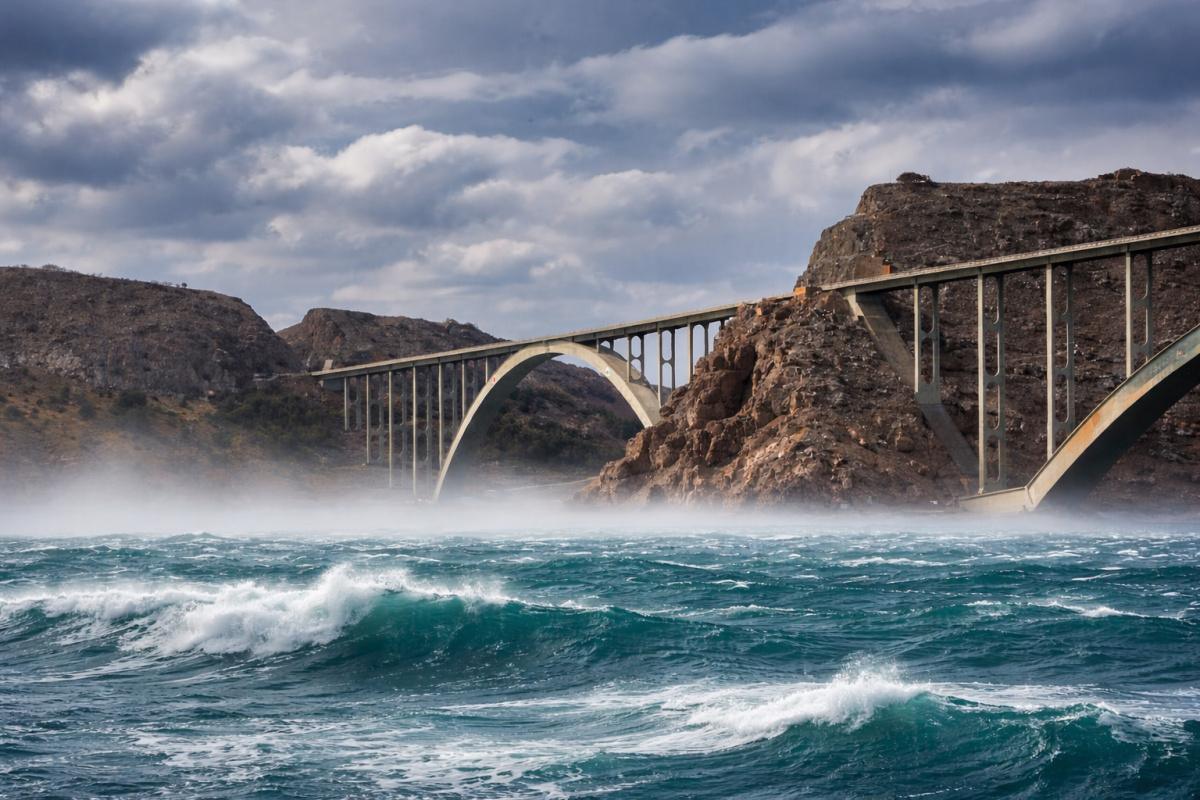 Bura Winds on Krk Island