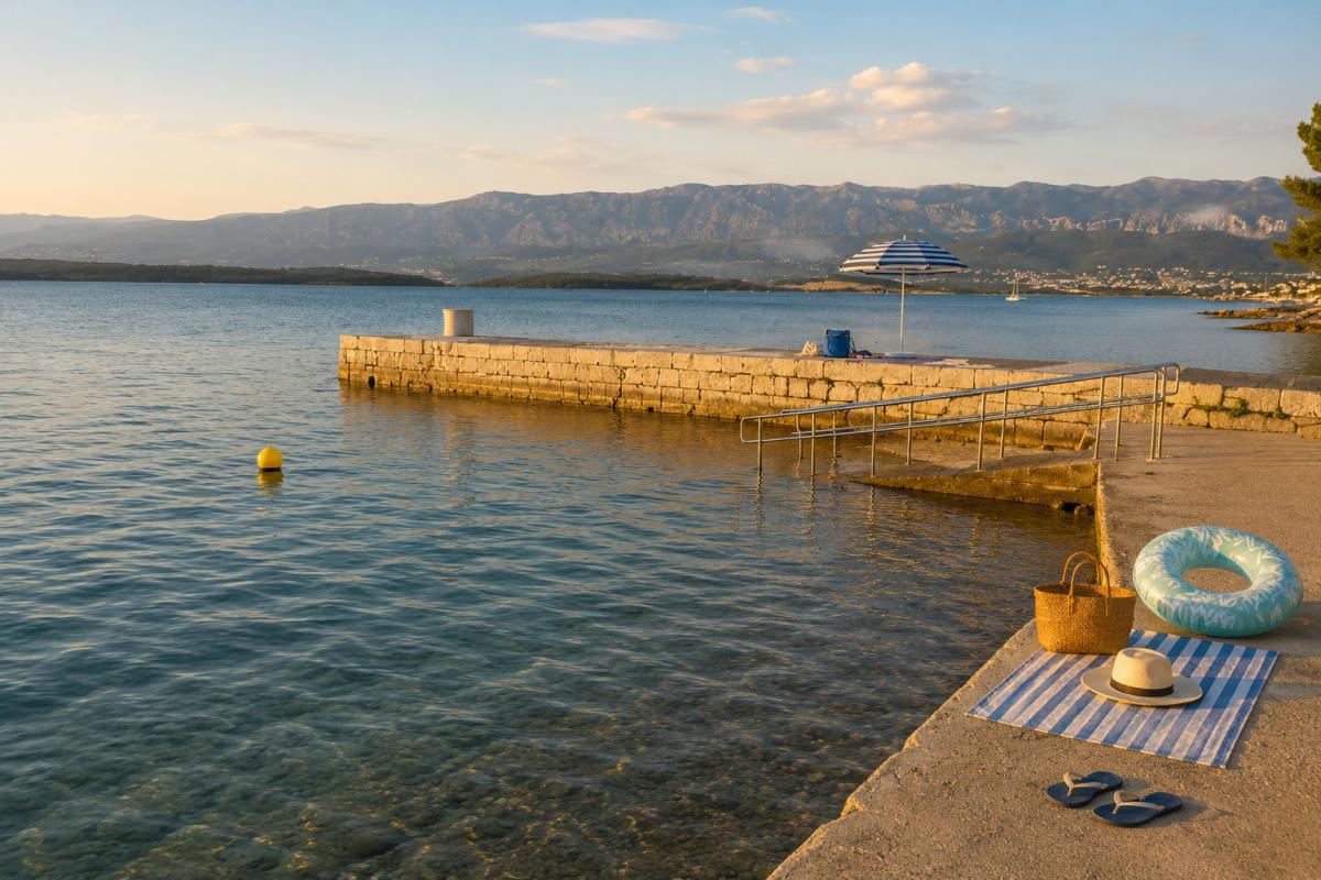 Soline Beach Krk Soline Beach Krk