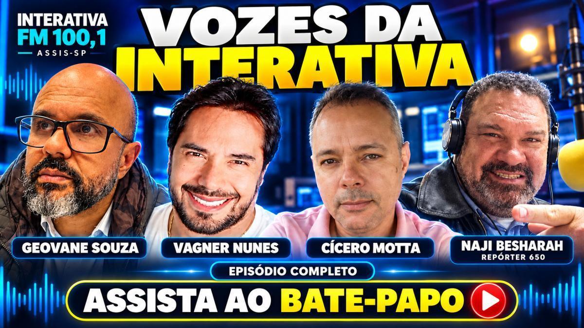 Vozes da Interativa | Conheça Geovane, Vagner, Cícero e Naji – AO VIVO