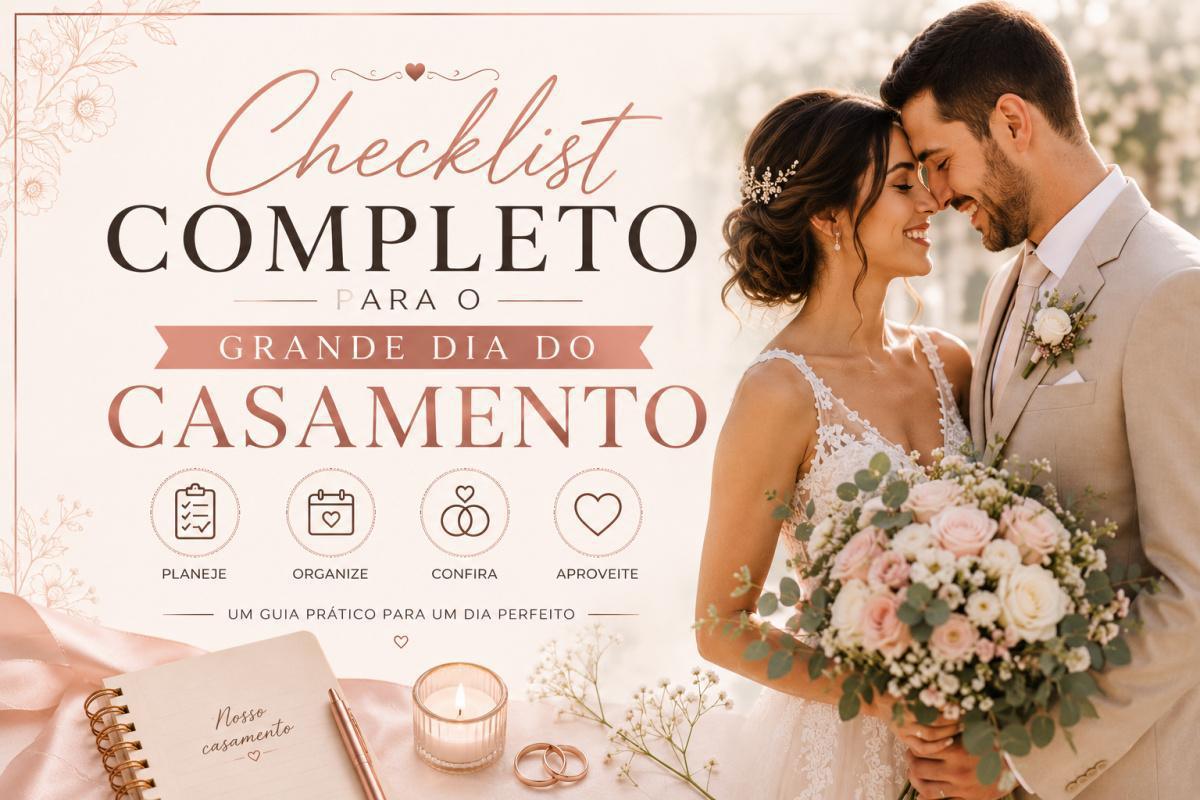 Checklist Completo Para o Grande Dia do Casamento