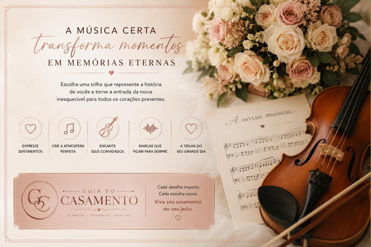 50 músicas para entrada da noiva em 2026