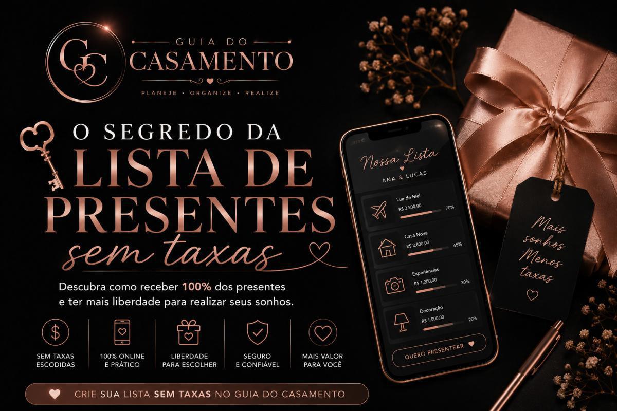 O segredo da lista de presentes sem taxas O segredo da lista de presentes sem taxas