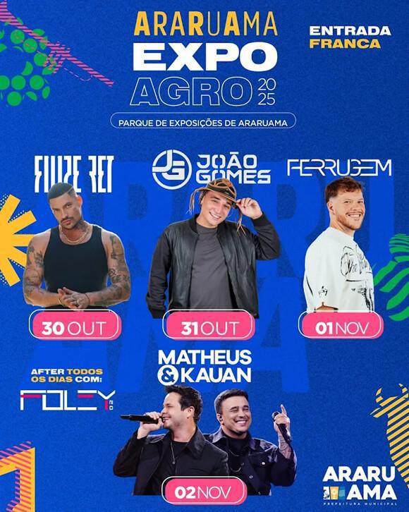 Expo Araruama 2025 terá entrada gratuita