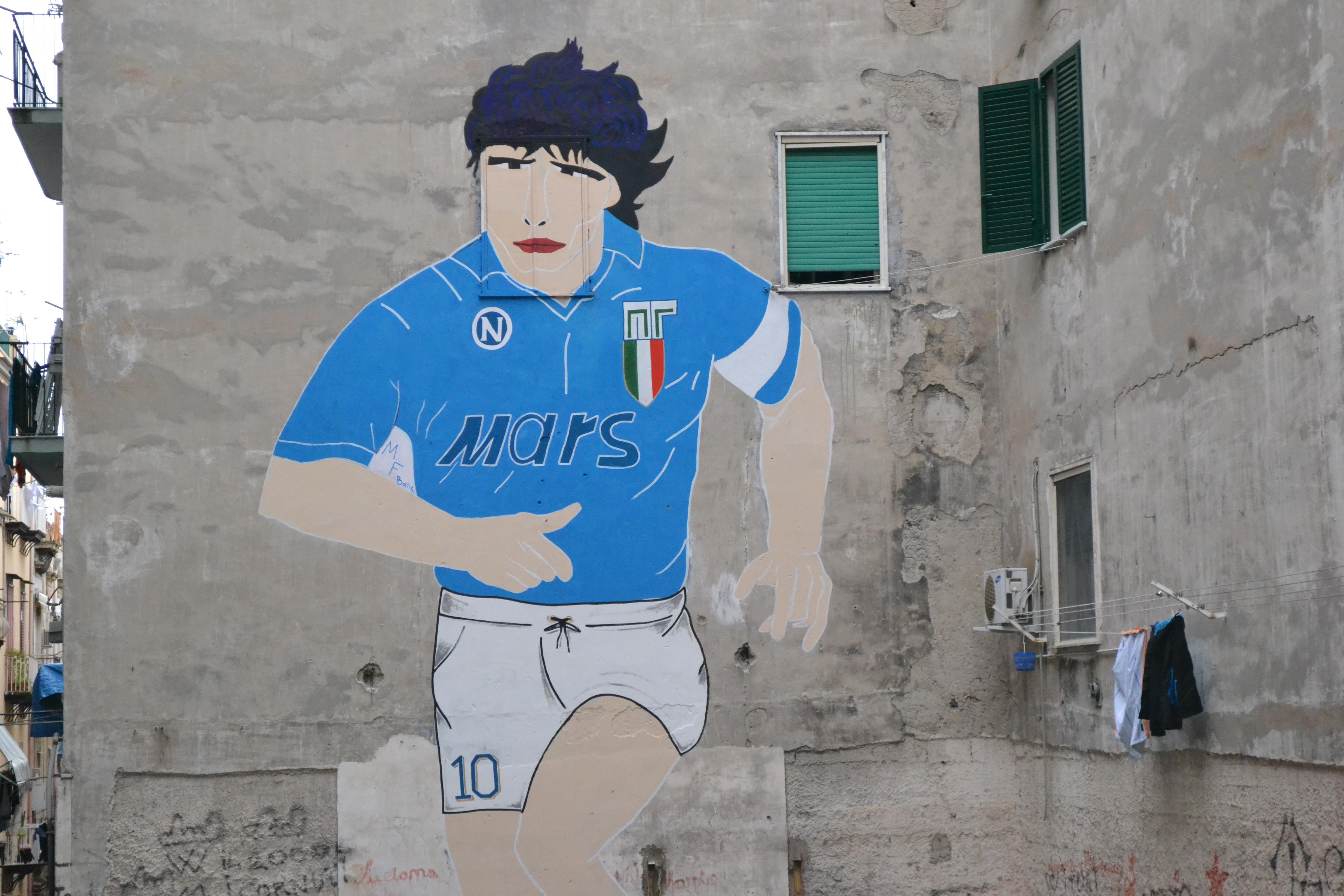 Murales Maradona del 1990