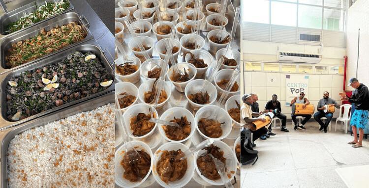 Feijão tropeiro, sobremesa premiada e pagode marcam Dia Mundial da Alimentação no Restaurante Popular, em Juiz de Fora