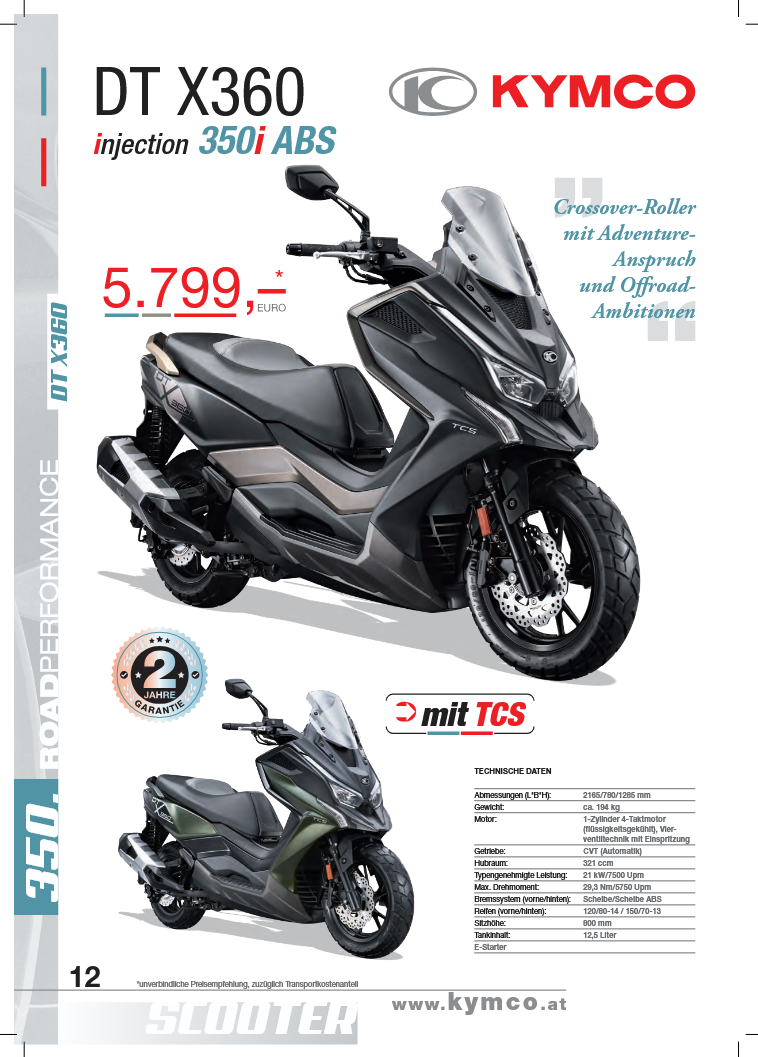 DT X360 350i ABS