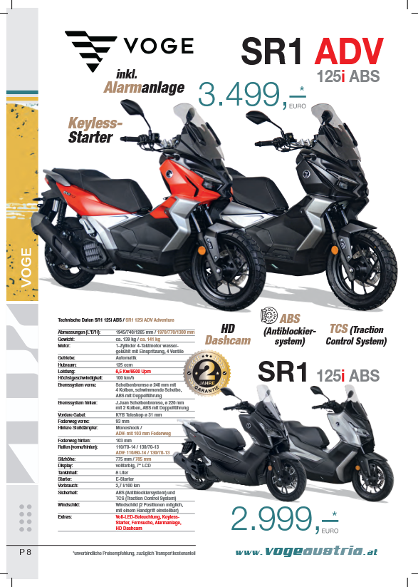 SR1 ADV 125i ABS