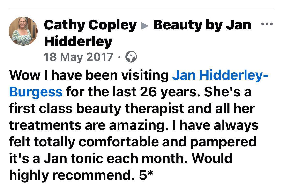 What they are saying about Jan What they are saying about Jan