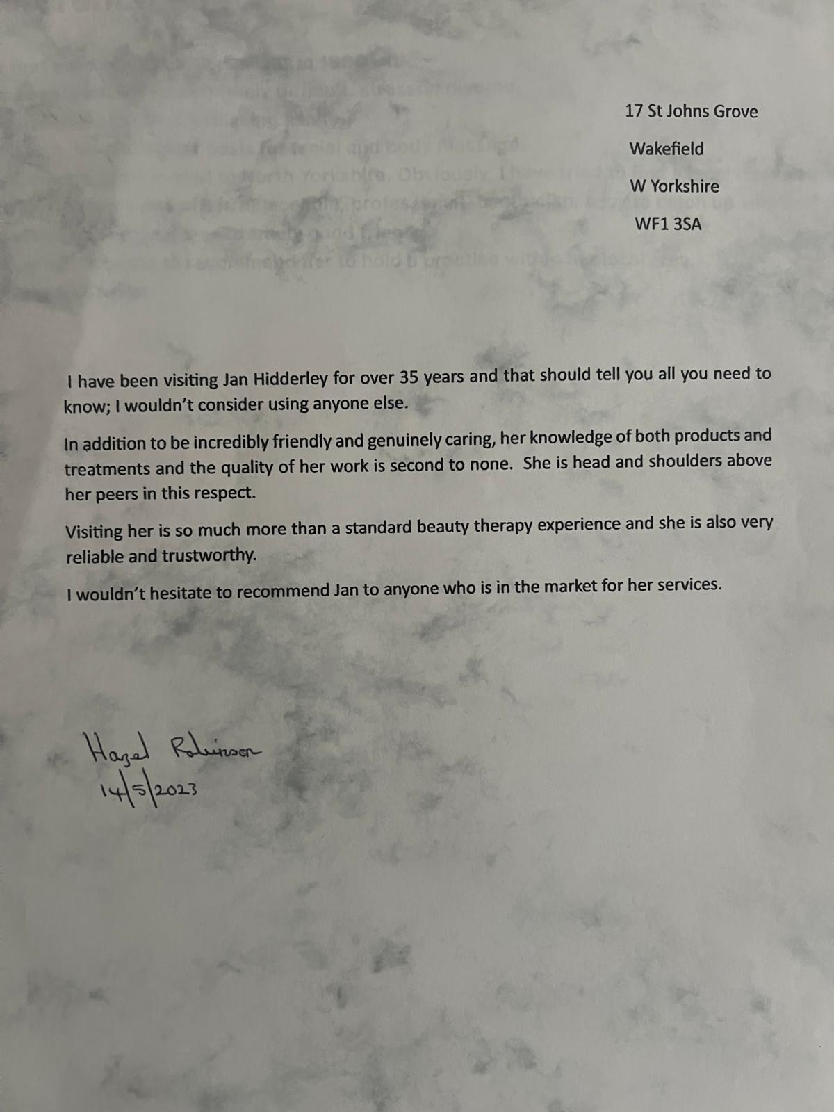 What they are saying about Jan What they are saying about Jan