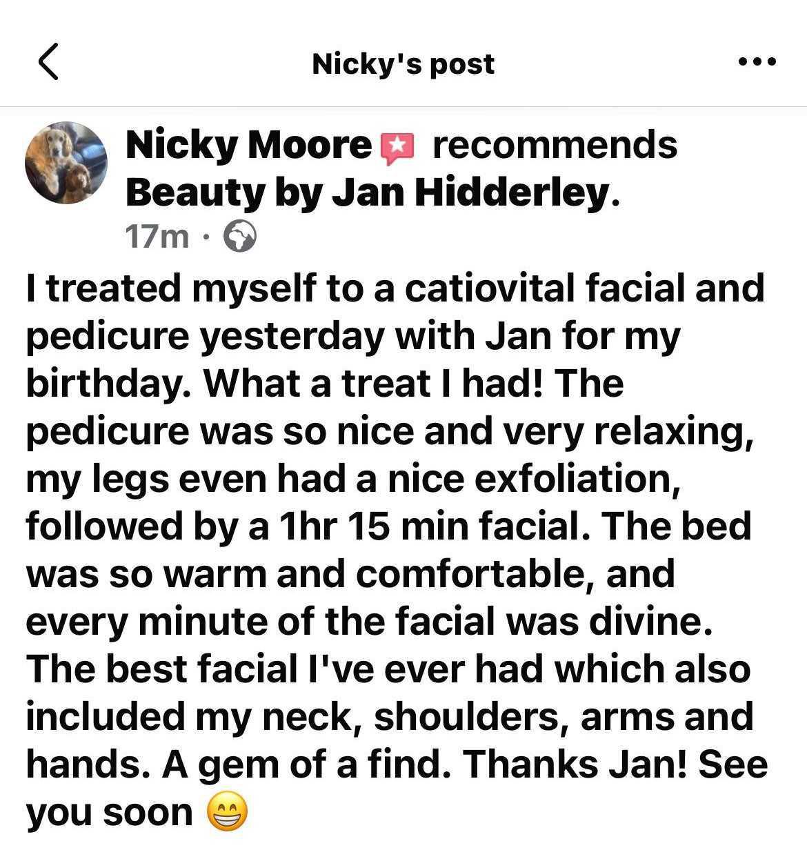 What they are saying about Jan What they are saying about Jan