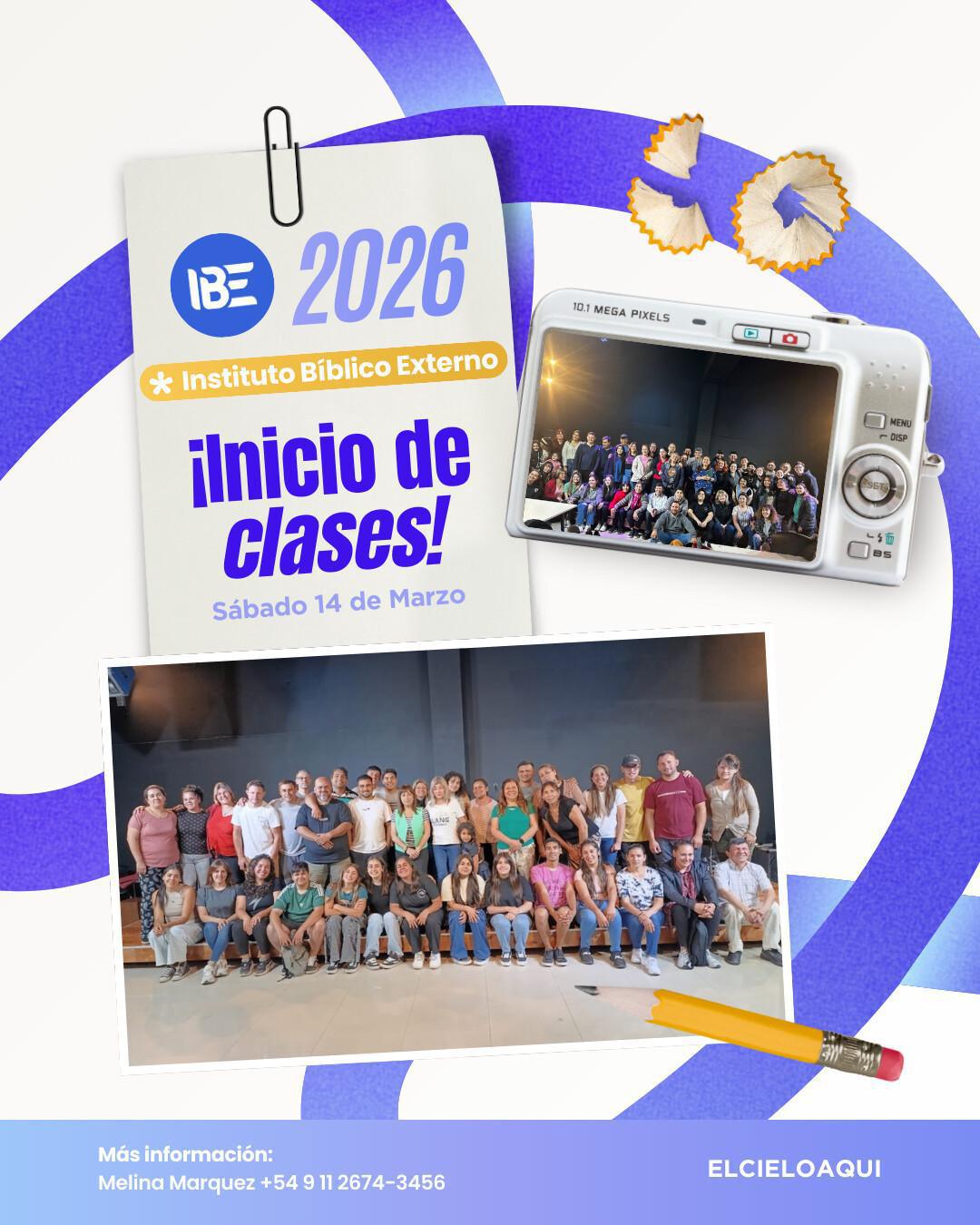 ¡En Marzo inician las clases del IBE! 🎓