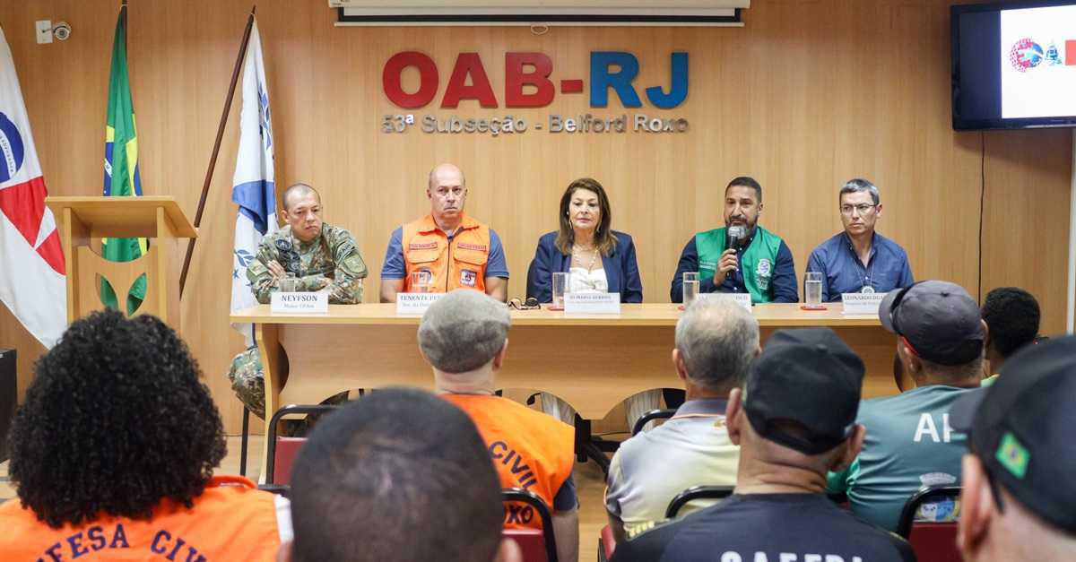Meio Ambiente de Belford Roxo promove debate na OAB sobre o ‘Combate aos Crimes Ambientais’