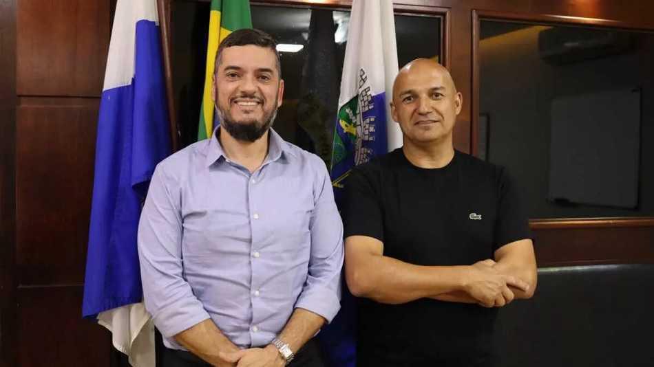 Prefeito Fábio do Pastel (São Pedro da Aldeia) recebe presidente da Alerj