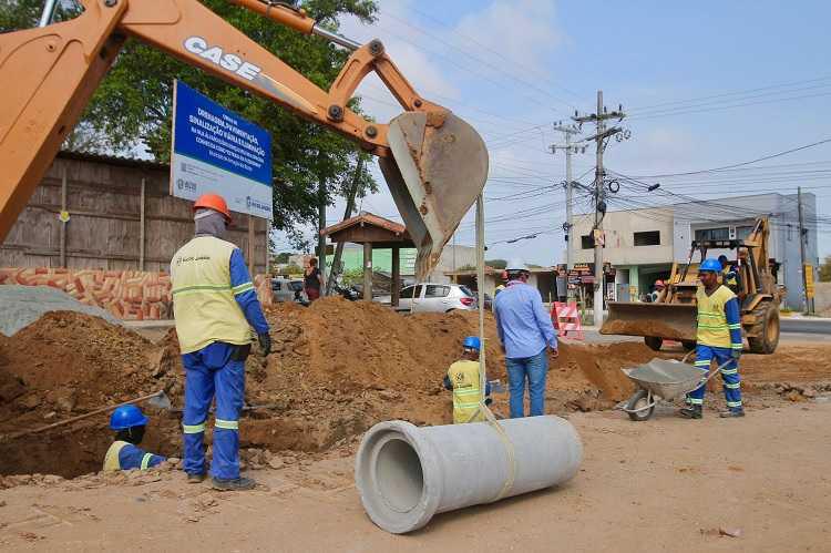 Governo do Estado dá início às obras de drenagem, pavimentação e iluminação em bairro de Búzios