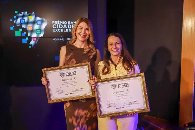 Saquarema é grande vencedora do Prêmio Band Cidades Excelentes 2025