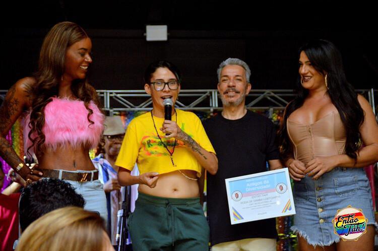 Roda de samba "Então Tah" conquista selo da diversidade da vereadora niteroiense Benny Briolly
