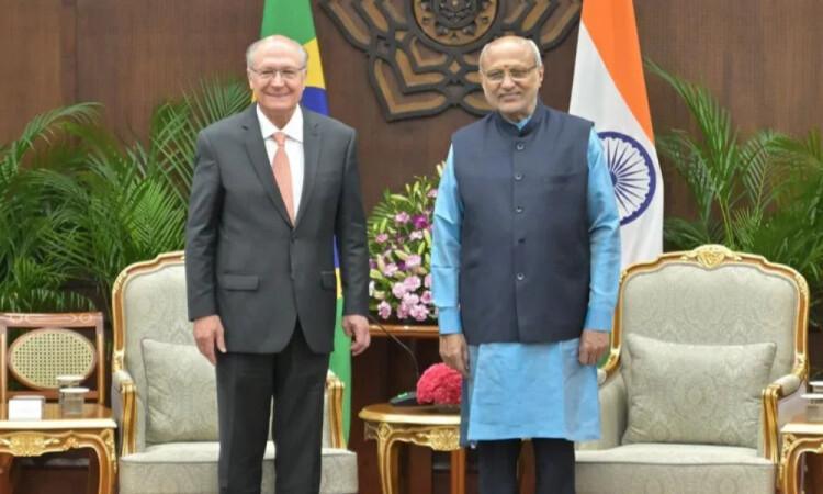 Geraldo Alckmin anuncia acordos entre Brasil e Índia Geraldo Alckmin anuncia acordos entre Brasil e Índia