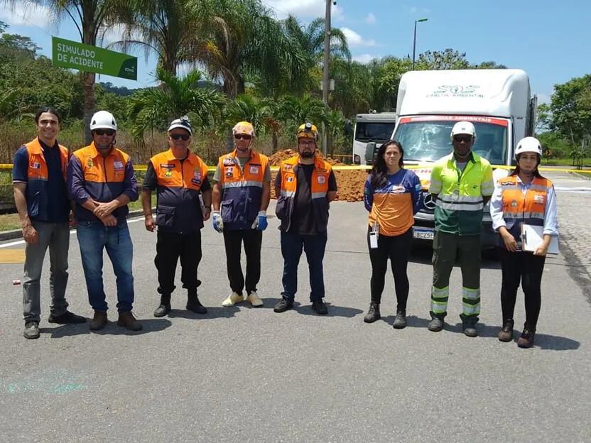 Defesa Civil de Teresópolis participa de simulado de acidente com múltiplas vítimas em Magé
