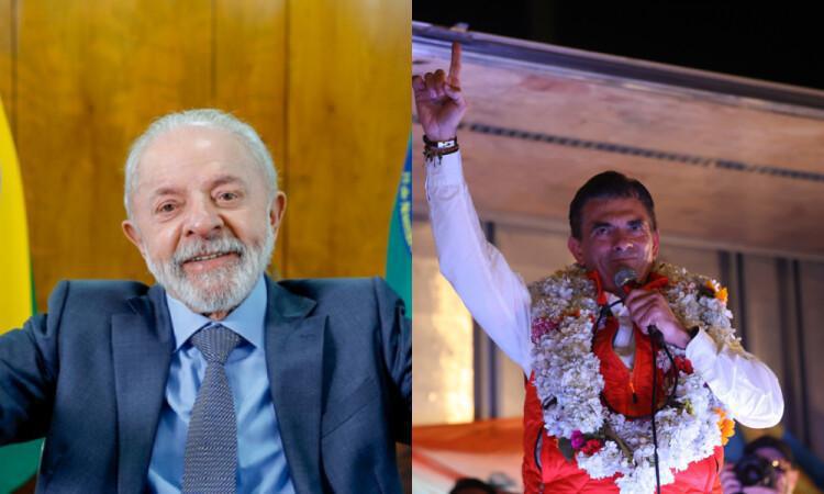 Lula parabeniza presidente eleito da Bolívia, Rodrigo Paz Lula parabeniza presidente eleito da Bolívia, Rodrigo Paz