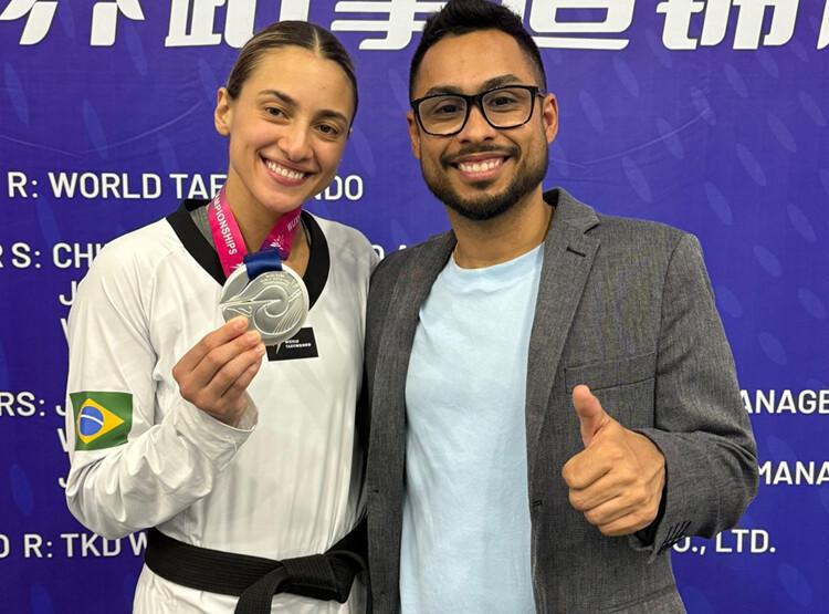 Milena Titoneli, atleta de Itaboraí, conquista medalha de prata no Mundial de Taekwondo