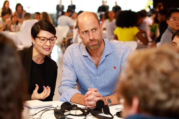 Príncipe William visita o Maracanã e encontra jovens da Geração Earthshot Príncipe William visita o Maracanã e encontra jovens da Geração Earthshot