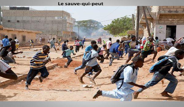 Photos chocs de la barbarie policière sur les élèves du Lycée Limamoulaye de Guédiaway