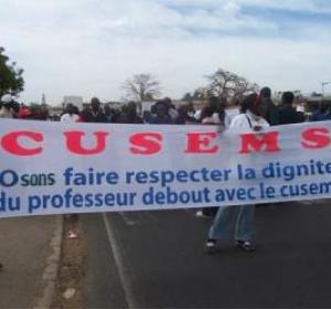 CRISE SCOLAIRE Le Cusems siffle la fin de la récréation