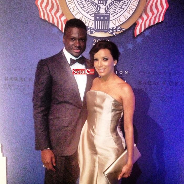 Investiture d'Obama: Thione Niang en compagnie d'Eva Langoria