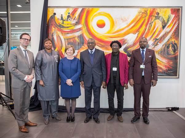 La Haye : Le Gouvernement du Sénégal fait dont d'une œuvre d'art à la Cour pénale internationale