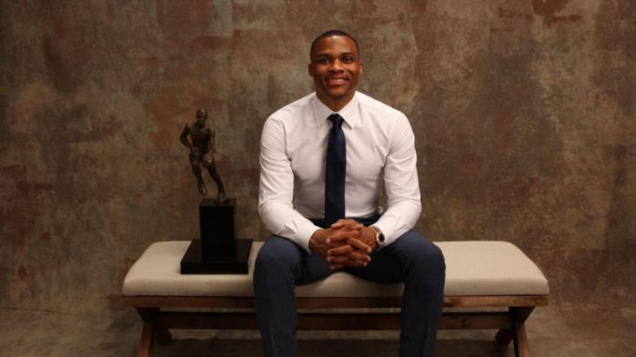 NBA : Russell Westbrook élu MVP de la saison régulière