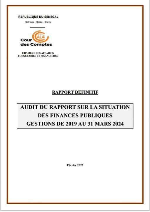 Sénégal - Finances publiques 2019-2023 : Le rapport d’audit a fait l’objet de vives critiques par des membres de la Cour des comptes