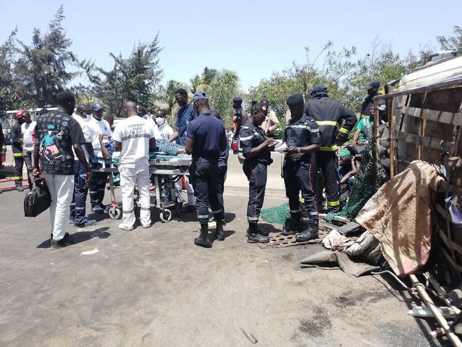 Accident sur l’autoroute Ila Touba : un mort et 15 blessés à hauteur de Bambey