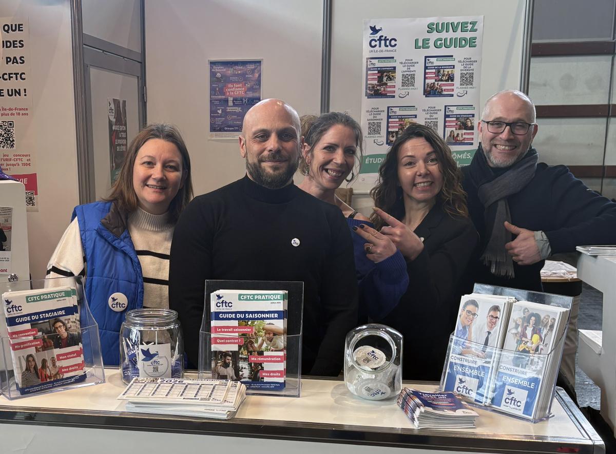 La CFTC 91 présente au salon de l'étudiant ! La CFTC 91 présente au salon de l'étudiant !