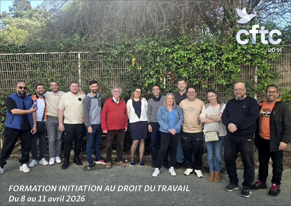 FORMATION INITIATION AU DROIT DU TRAVAIL FORMATION INITIATION AU DROIT DU TRAVAIL