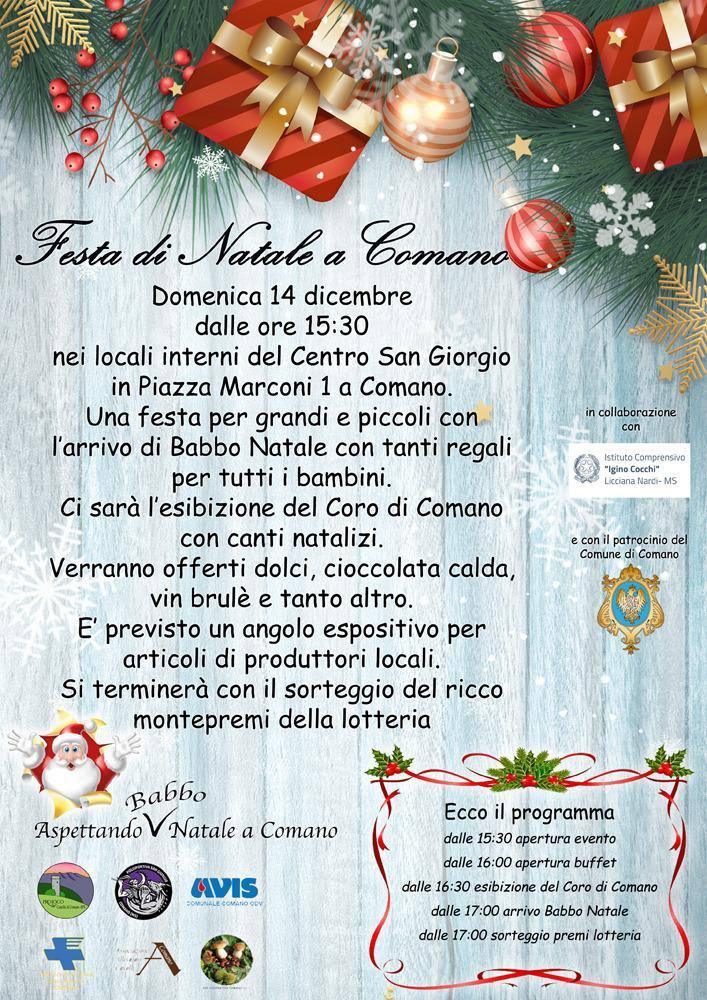 Festa di Natale a Comano (inizio ore 15:30)