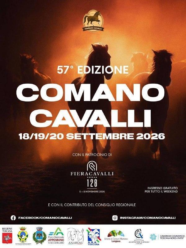 57ª Edizione Comano Cavalli (dalle ore 18:00) 57ª Edizione Comano Cavalli (dalle ore 18:00)