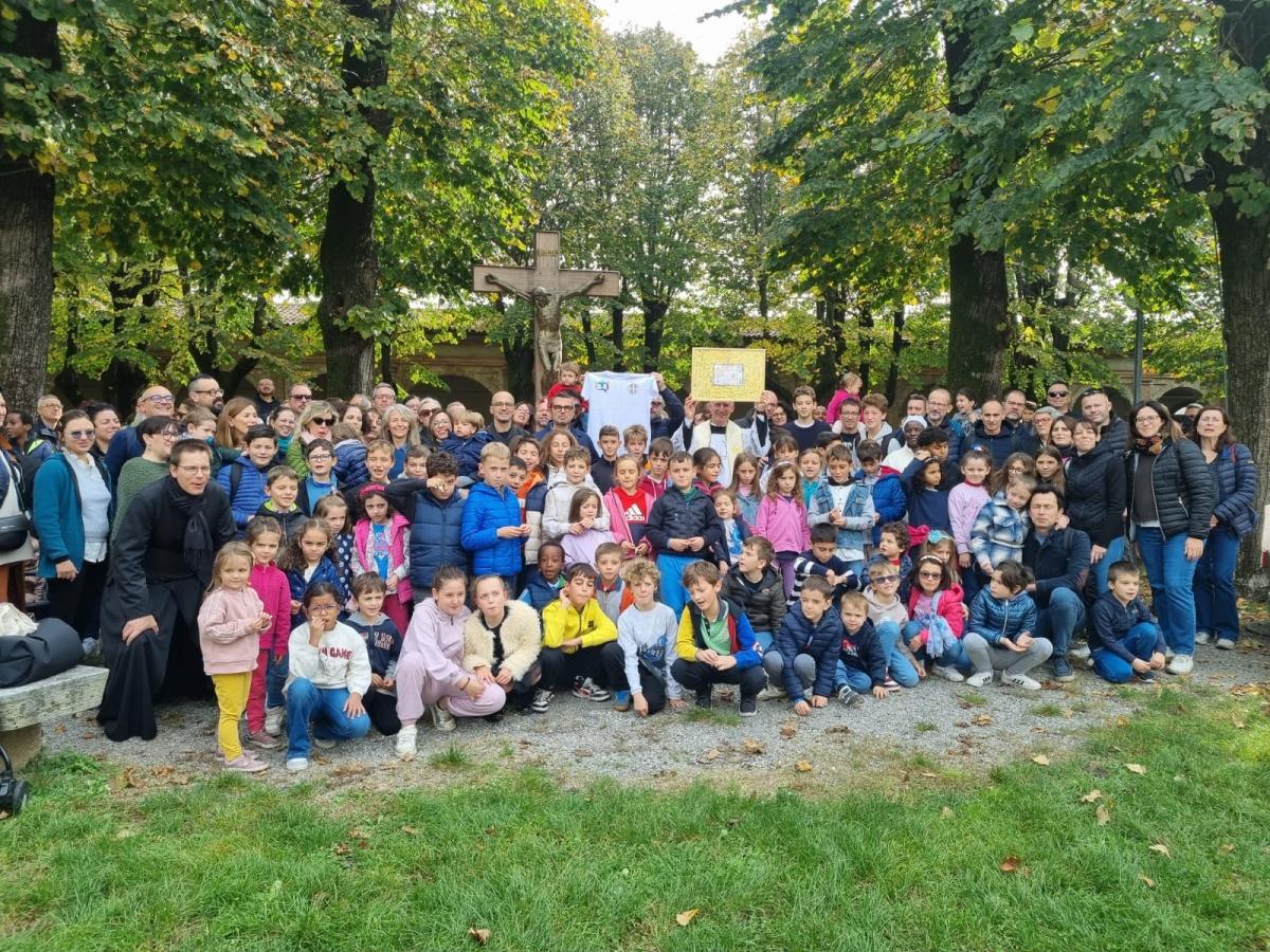 Pellegrinaggio a Caravaggio dei bambini dell'Iniziazione Cristiana e delle loro famiglie