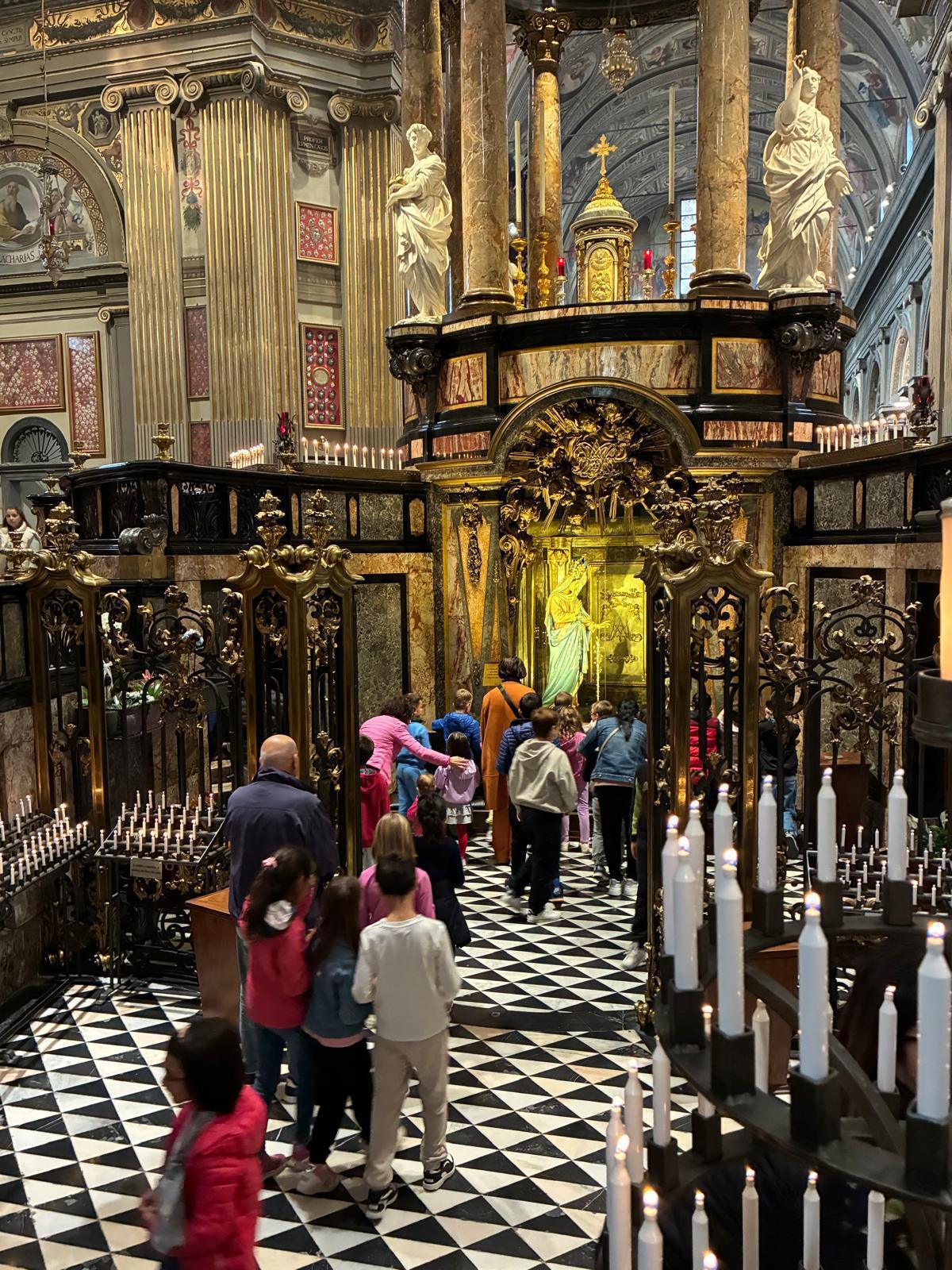 Pellegrinaggio a Caravaggio dei bambini dell'Iniziazione Cristiana e delle loro famiglie